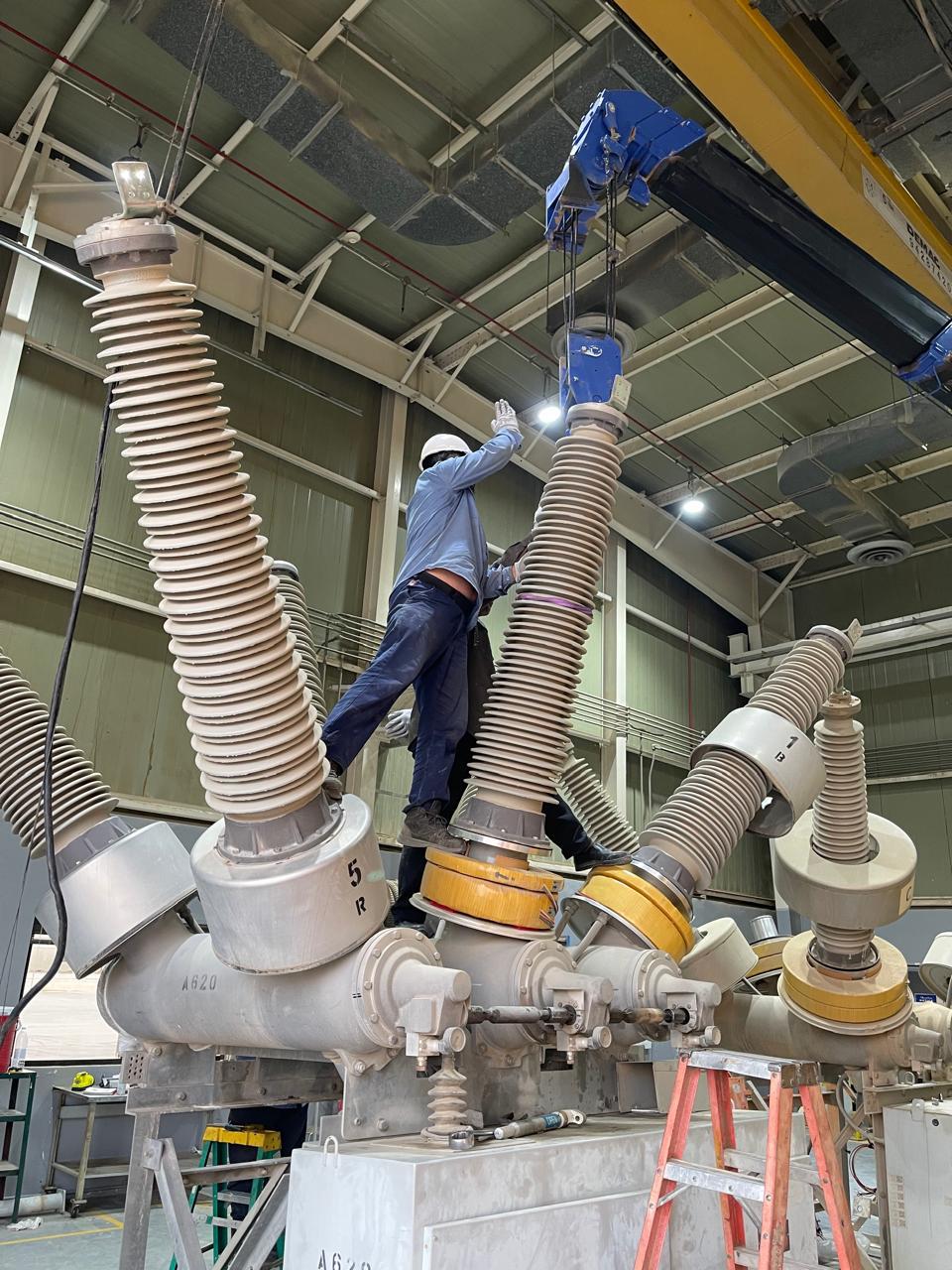 SEC 115kV switchyard works 5